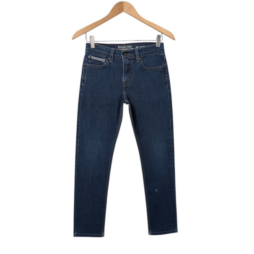 Levi's Signature 567 Tapered Leg Dark Wash‎ Denim Jeans Boys Size 12
